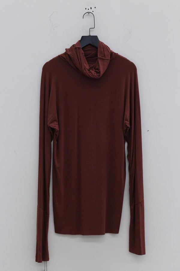 M.A+ integrated mask collar T -shirt T211dno+ JMKL rust red